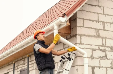 Pose et remplacement de gouttières à Cessales